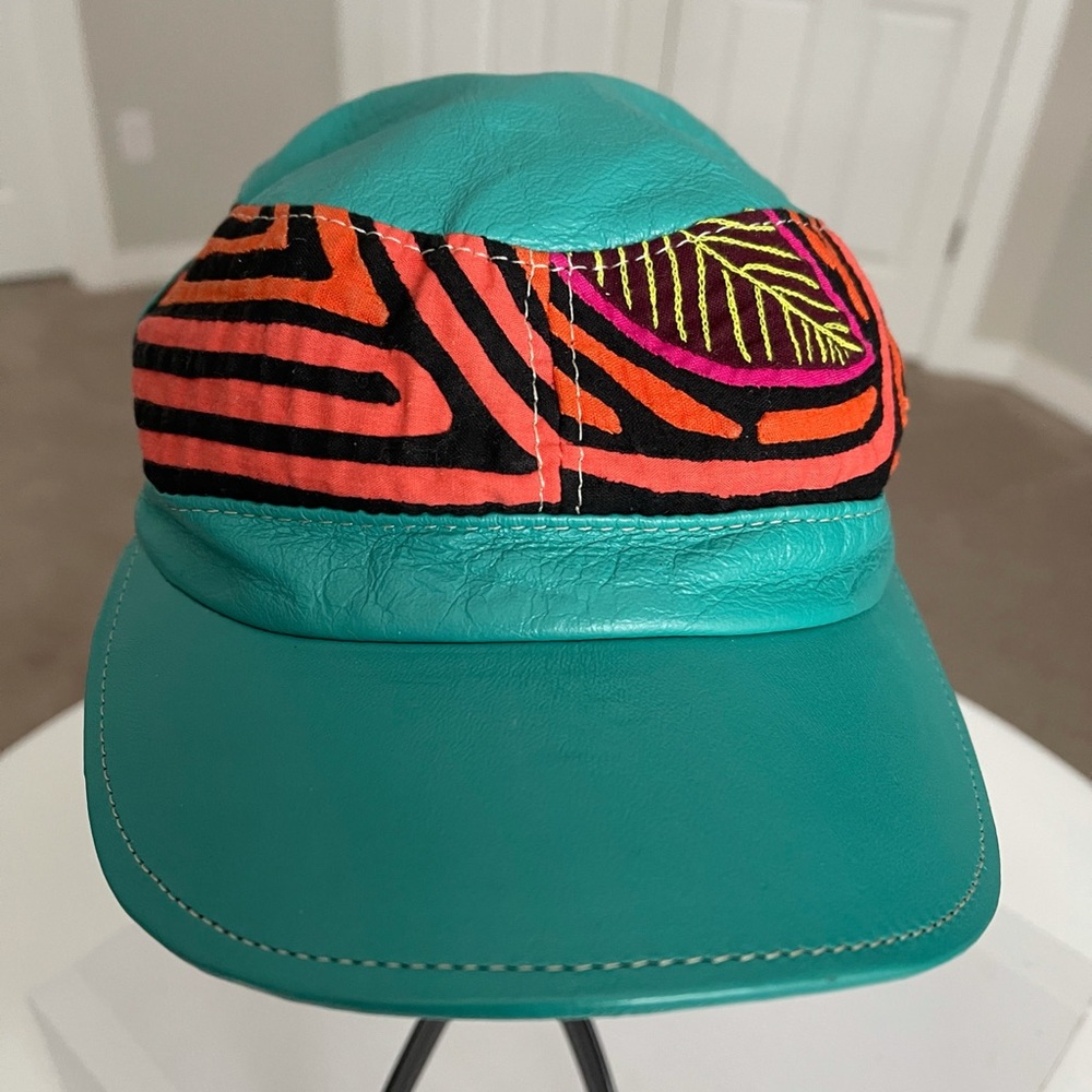 Colombian Leather and Mola hat